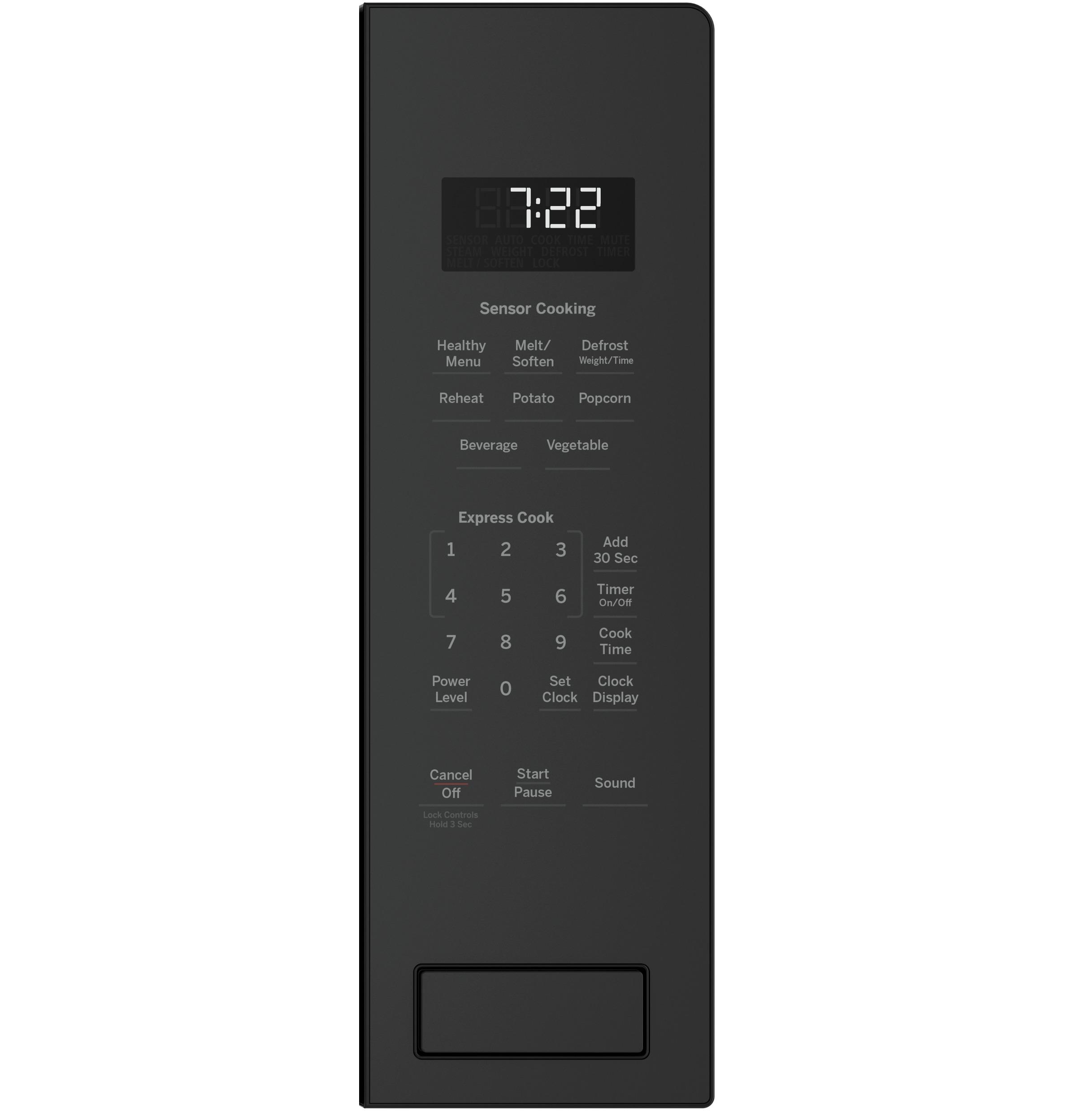 Glass touch controls