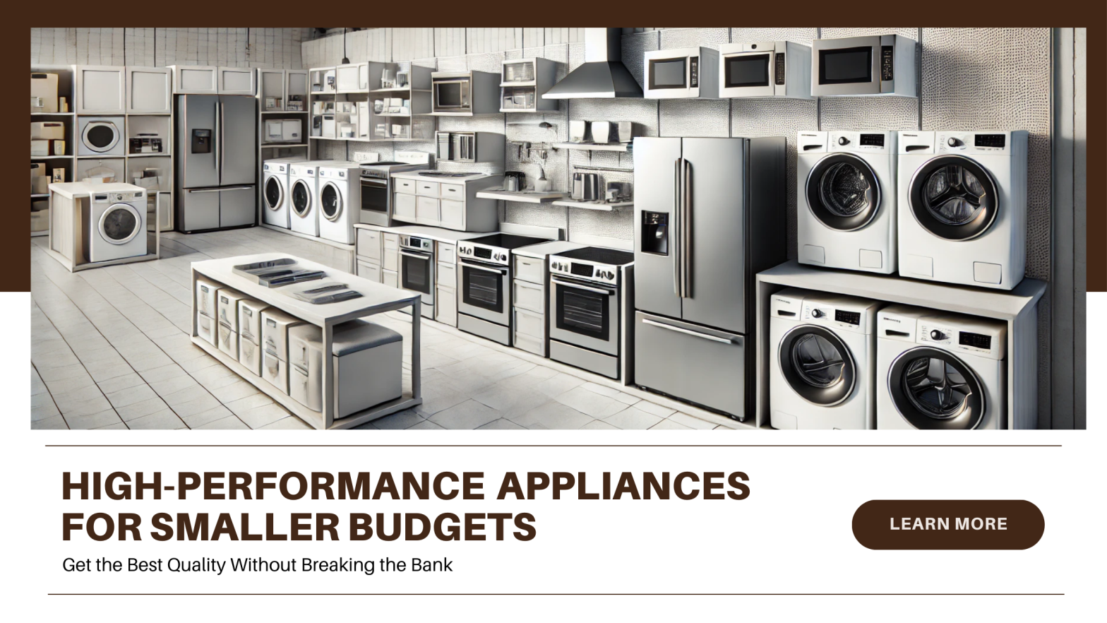 Affordable High-Performance Appliances for Small Budgets