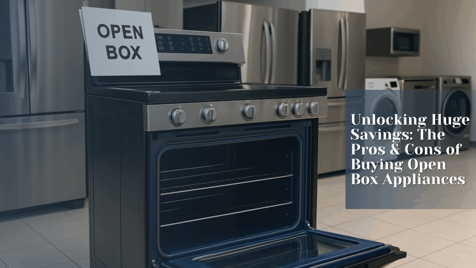 Pros and Cons of Buying Open Box Appliances for Huge Savings