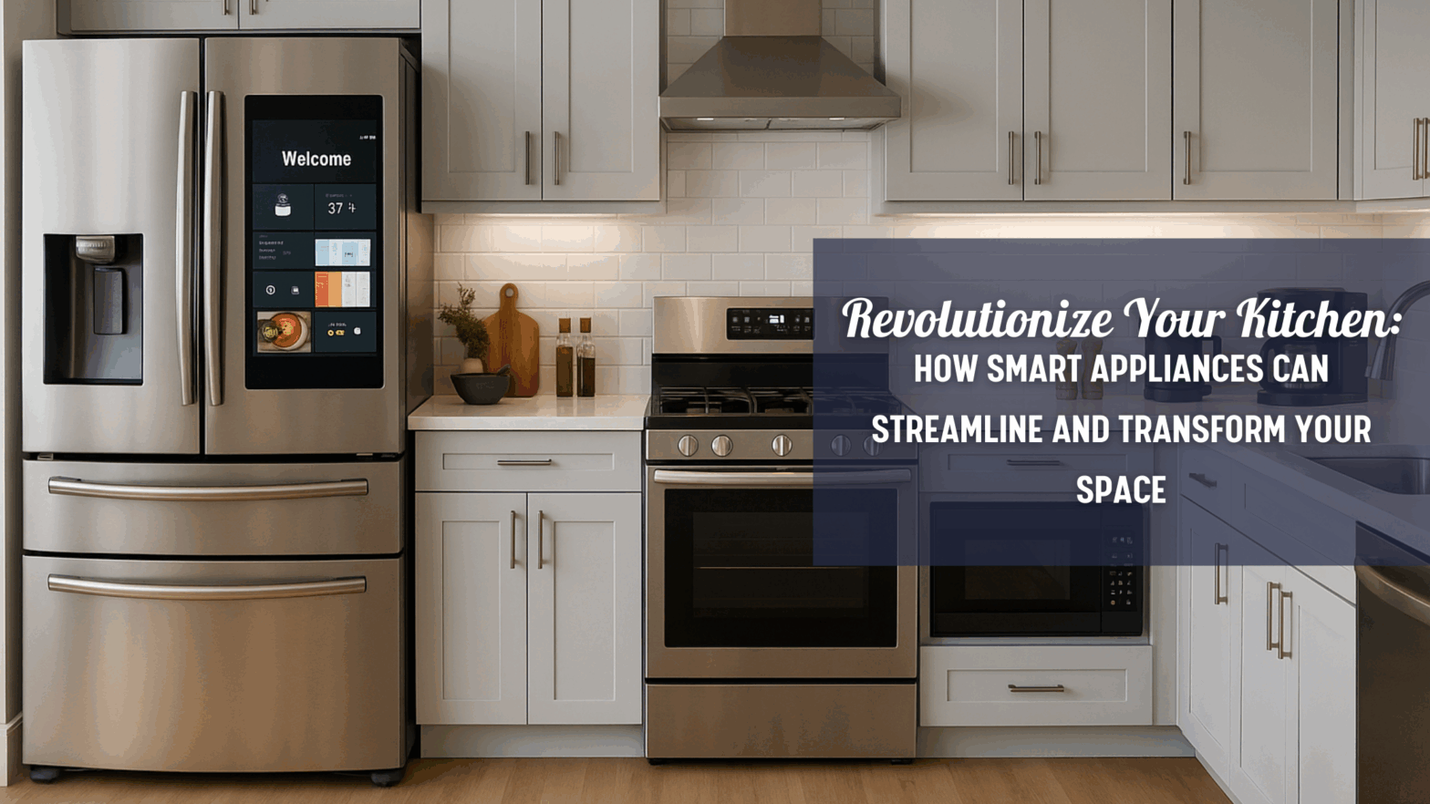 Revolutionize Your Kitchen with Smart Appliances for a Streamlined Space