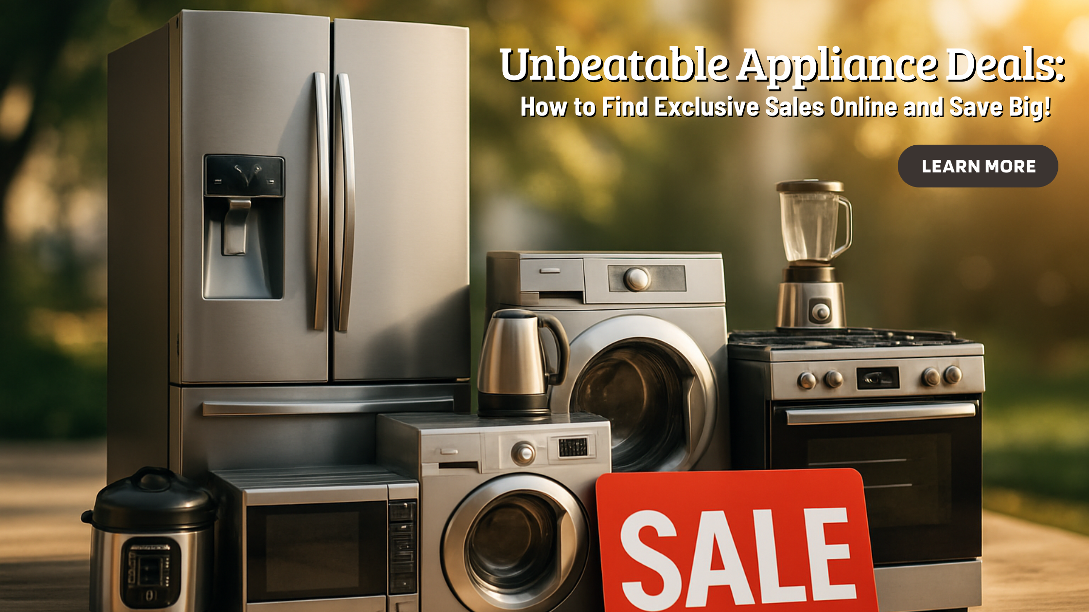 Unbeatable Appliance Deals: Find Exclusive Online Sales and Save Big