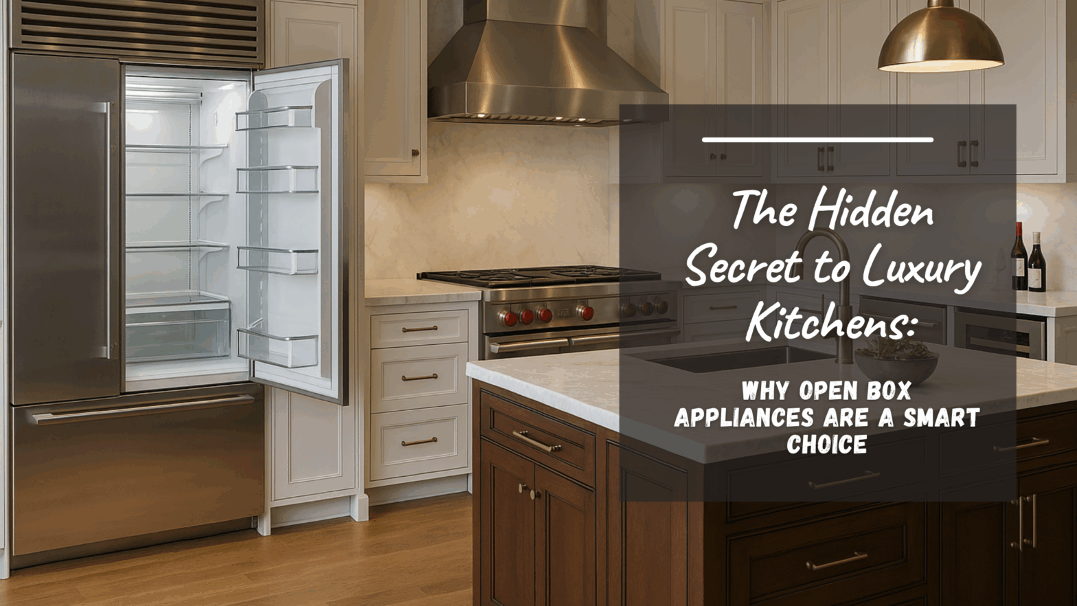 Hidden Secret to Luxury Kitchens: Smart Choice with Open Box Appliances