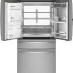 GE 36″ Profile Series 29 Cu. Ft. Smart Fingerprint Resistant 4 Door French Door Refrigerator PVD28BYNFS