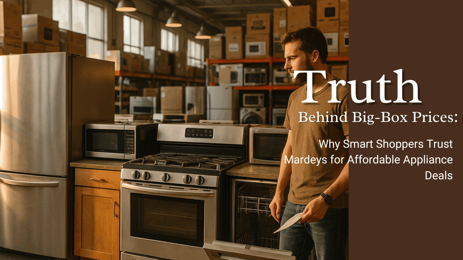 : Smart Shoppers Trust Mardeys for Affordable Appliance Deals