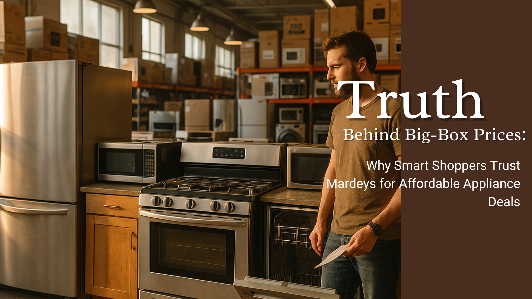 : Smart Shoppers Trust Mardeys for Affordable Appliance Deals