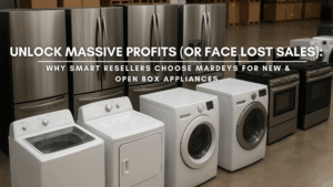 Smart resellers sourcing new and open box appliances from Mardeys