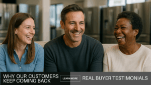 Real buyers sharing testimonials about Mardeys’ quality and service