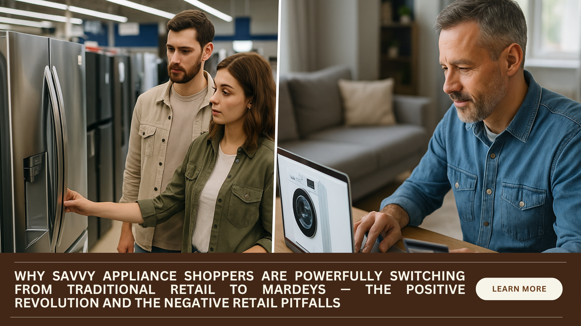 Savvy Appliance Shoppers Choosing Mardeys Over Traditional Retail