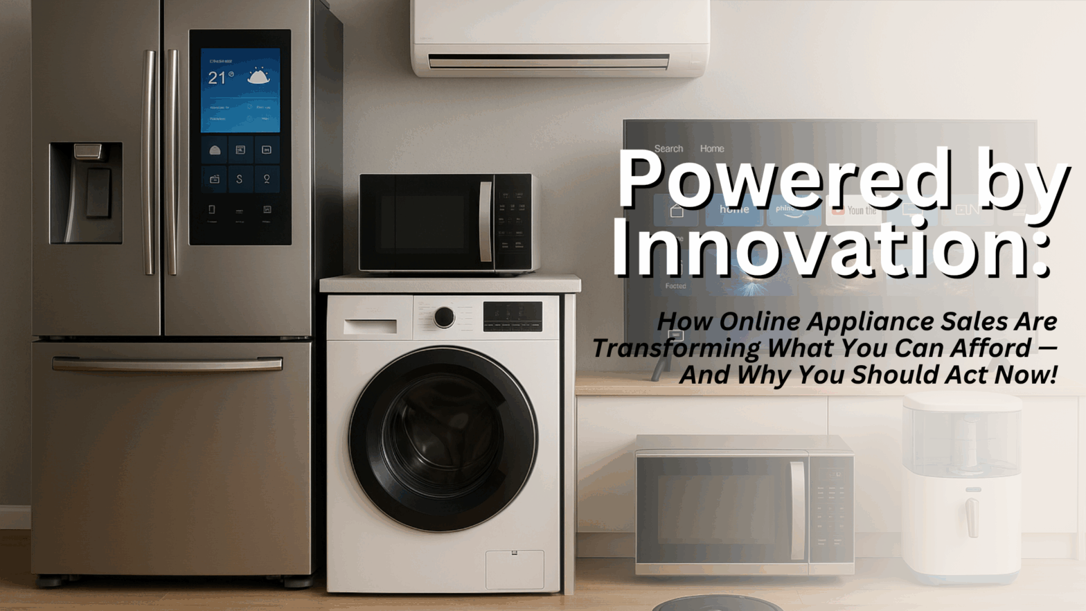 Online Appliance Sales Transforming Smart Home Shopping
