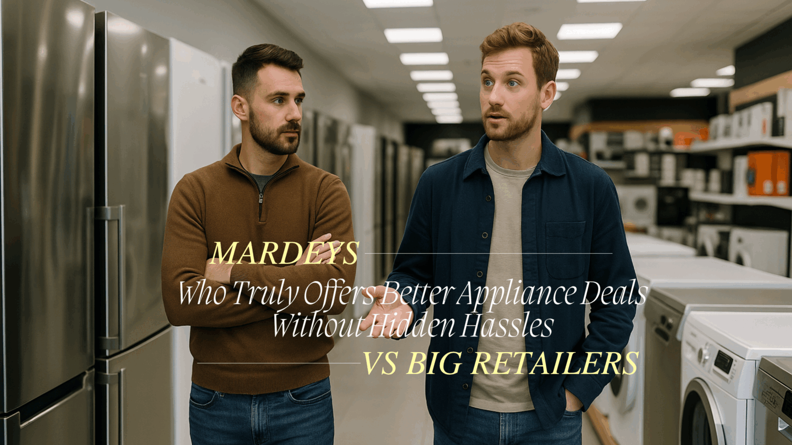 Mardeys vs Big Retailers Appliance Deal Comparison