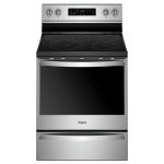 WHIRLPOOL 30″ 6.4 Cu. Ft. Freestanding Electric Range With Frozen Bake Technology WFE775H0HZ