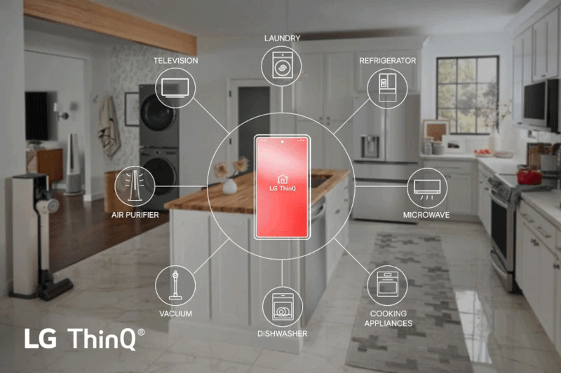 A Smarter Home Starts with the LG ThinQ(R) App