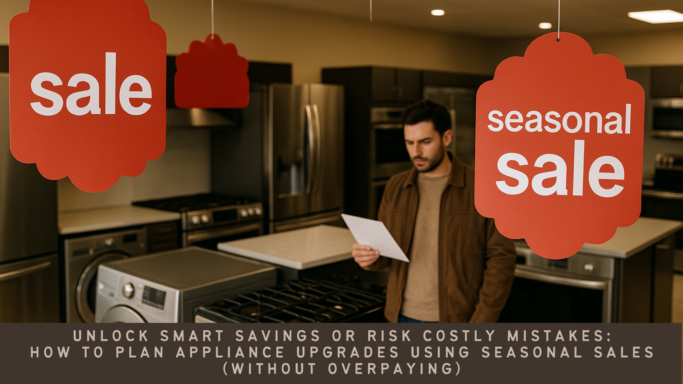 Planning smart appliance upgrades during seasonal sales