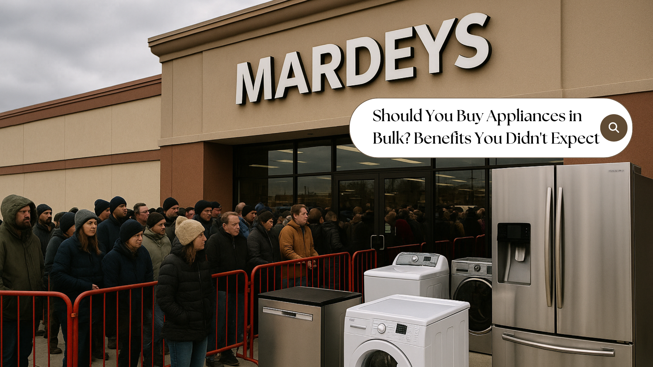 Shopper missing real-time appliance savings by waiting for holiday sales