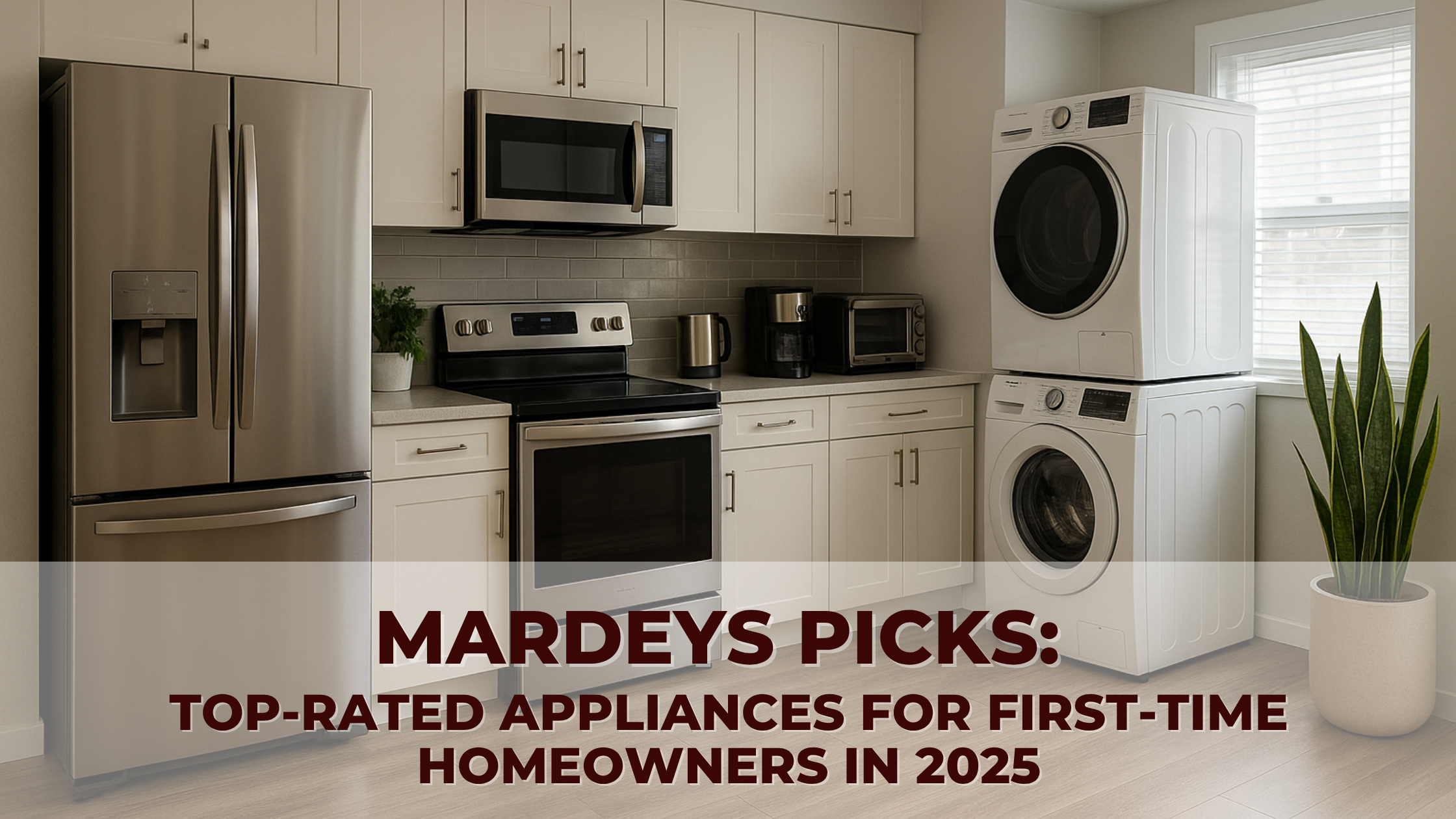 Expert-approved appliances ideal for first-time homeowners in 2025
