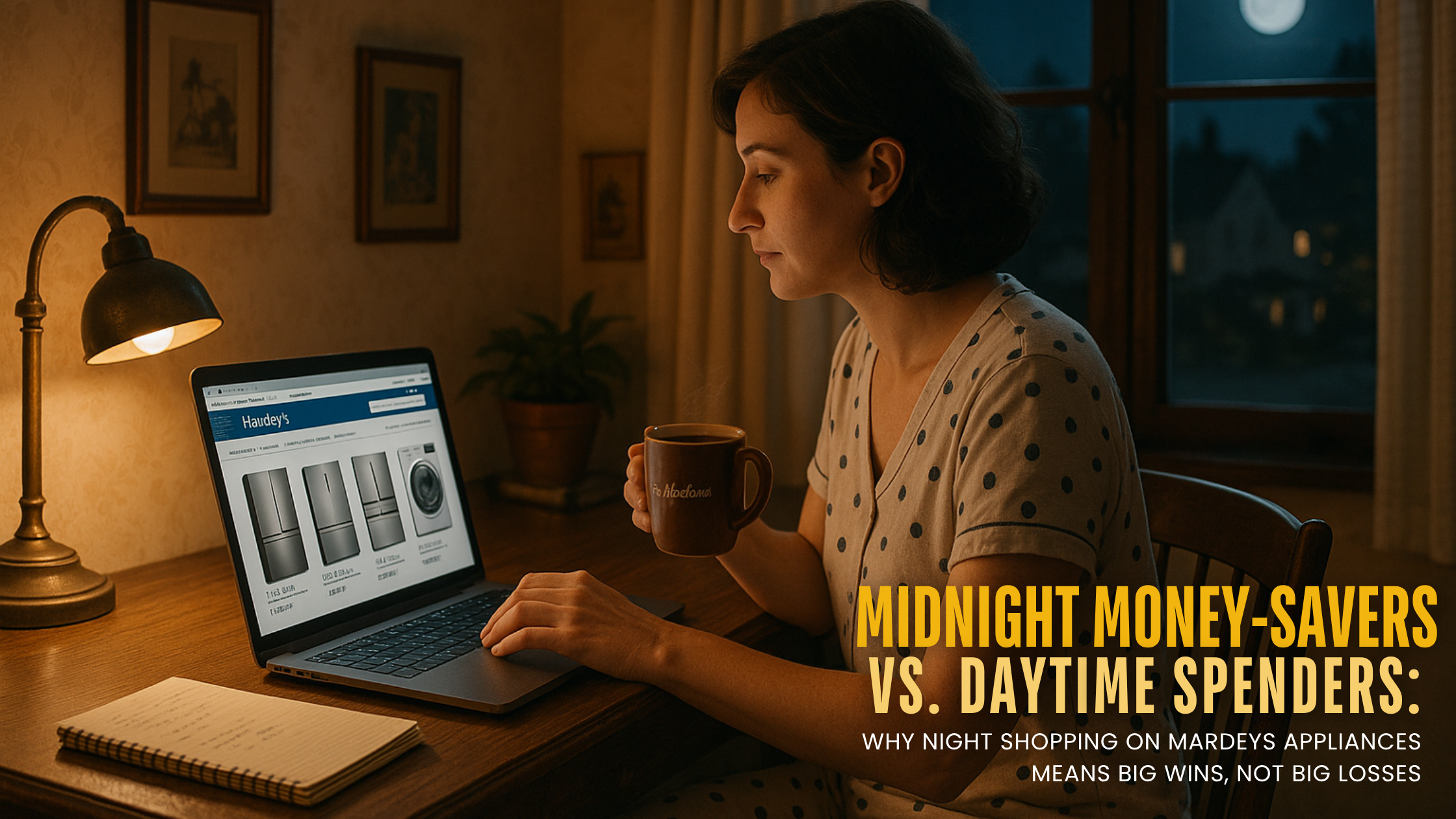Comparison of nighttime Savers vs Daytime spenders on appliance deals
