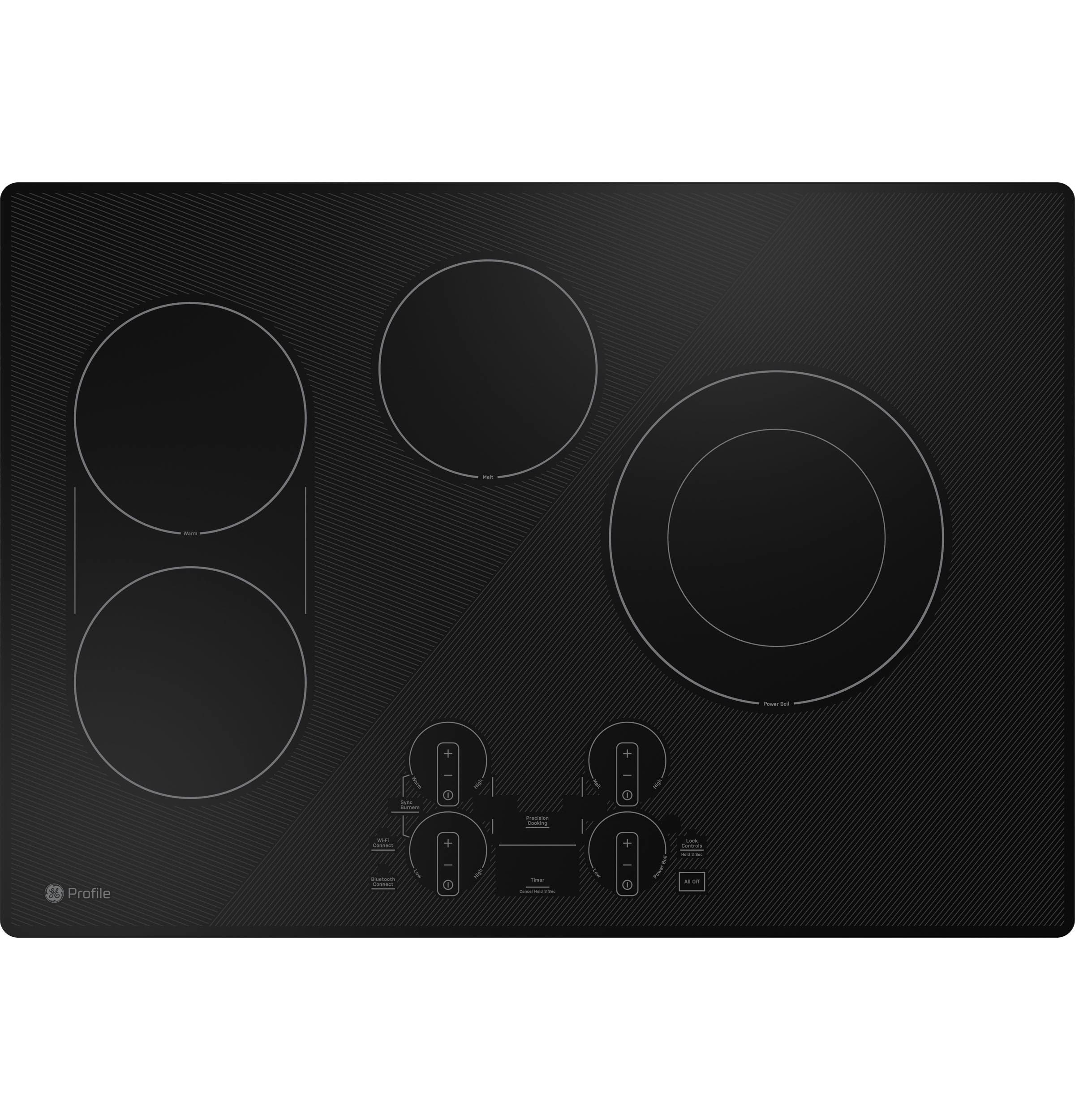 Ge Appliances Ge Profile 30″ Built In Touch Control Electric Cooktop Black PEP7030DTBB