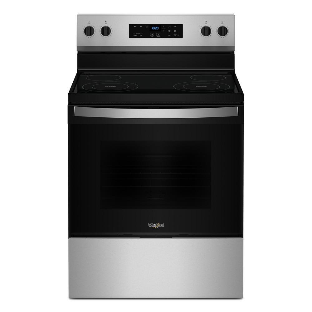 Whirlpool 30-Inch Rear Control Electric Range Stainless Steel - WFES3030RS0