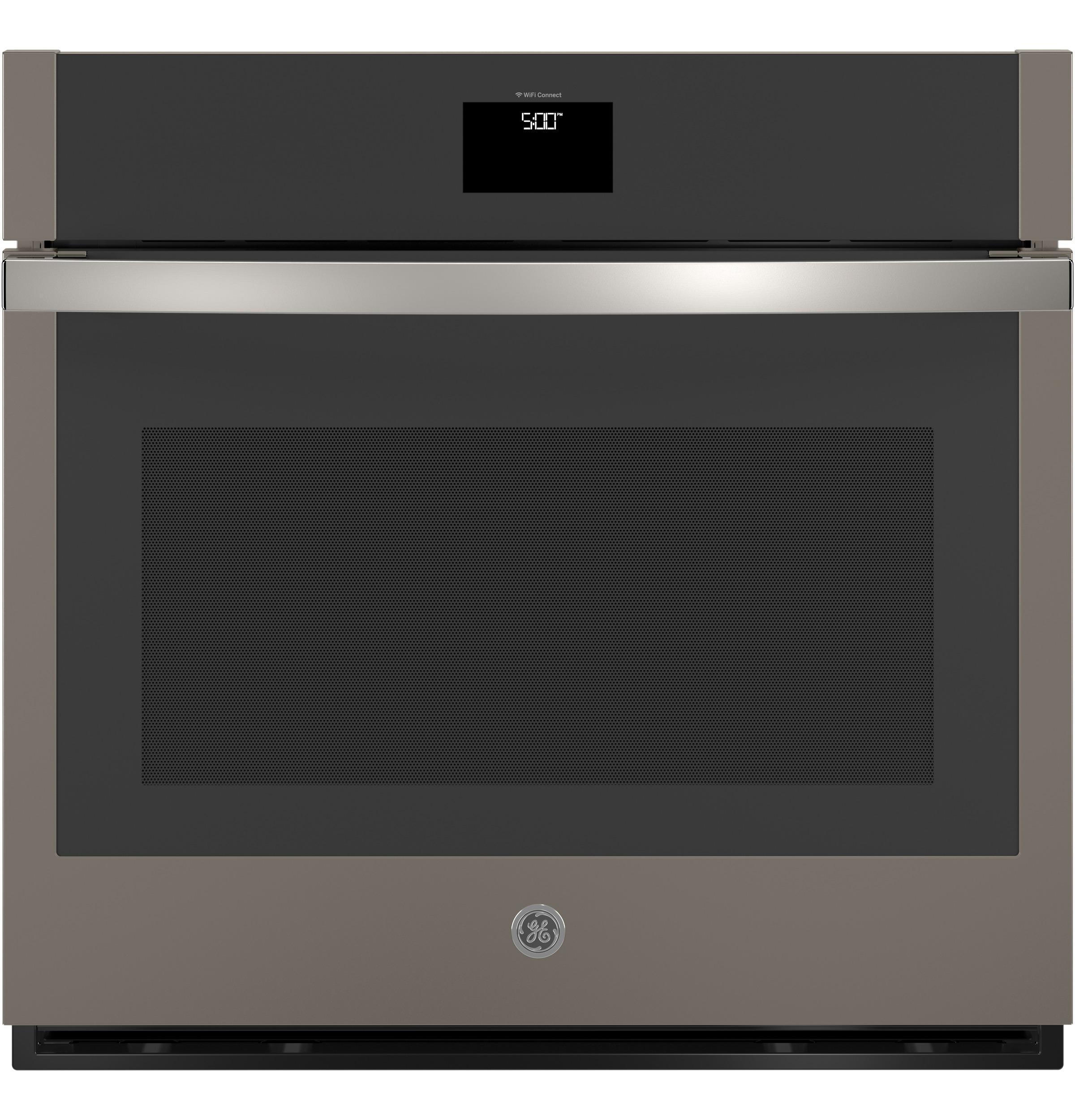 GE 30″ Built In Convection Single Wall Oven Slate With No Preheat Air Fry JTS5000EVES