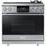 DACOR 36″ Pro Dual Fuel Steam Range Silver Stainless Steel Liquid Propane DOP36M94DPS