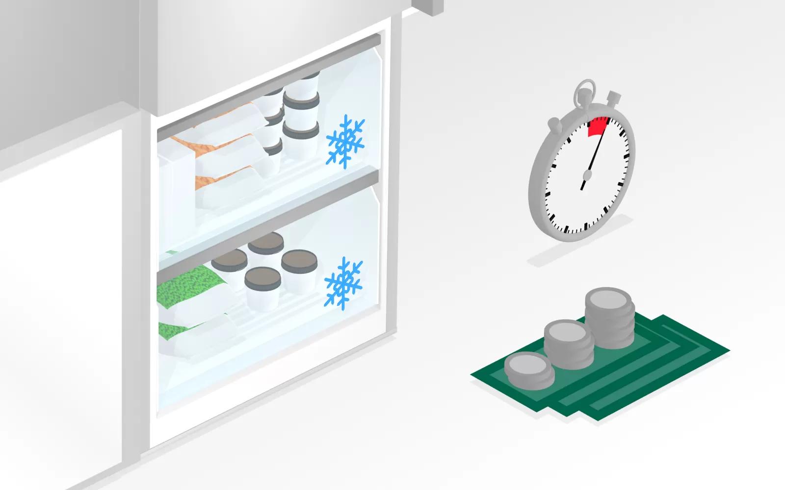 With NoFrost, never defrost your fridge again.