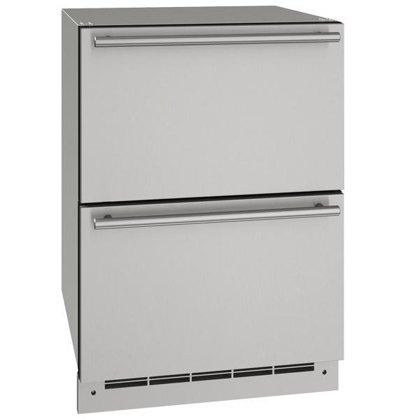 U-line Odr124 24″ Refrigerator Drawers With Stainless Solid Finish (115 V 60 Hz) UODR124SS61A