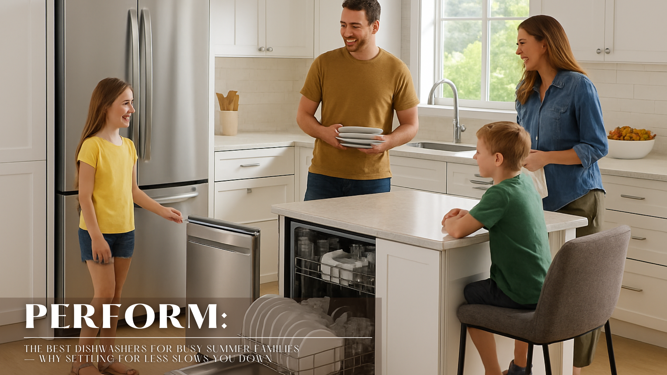 Best dishwashers for busy summer families that save time and energy.